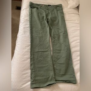 Men’s Adriano Goldschmeid olive chino pants, 38x34. Excellent condition.